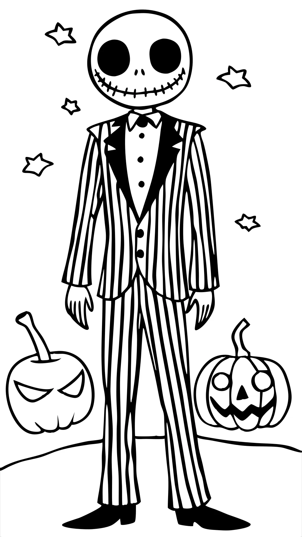 coloring pages jack skellington